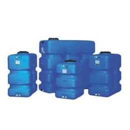 Cuve Stockage Verticale Bleue En Pe Pour Espace Reduit 800l