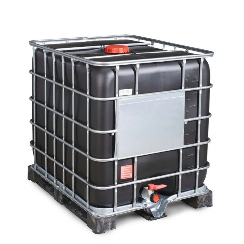 Cuve Ibc 1000l Noir Anti-uv Reconditionnee